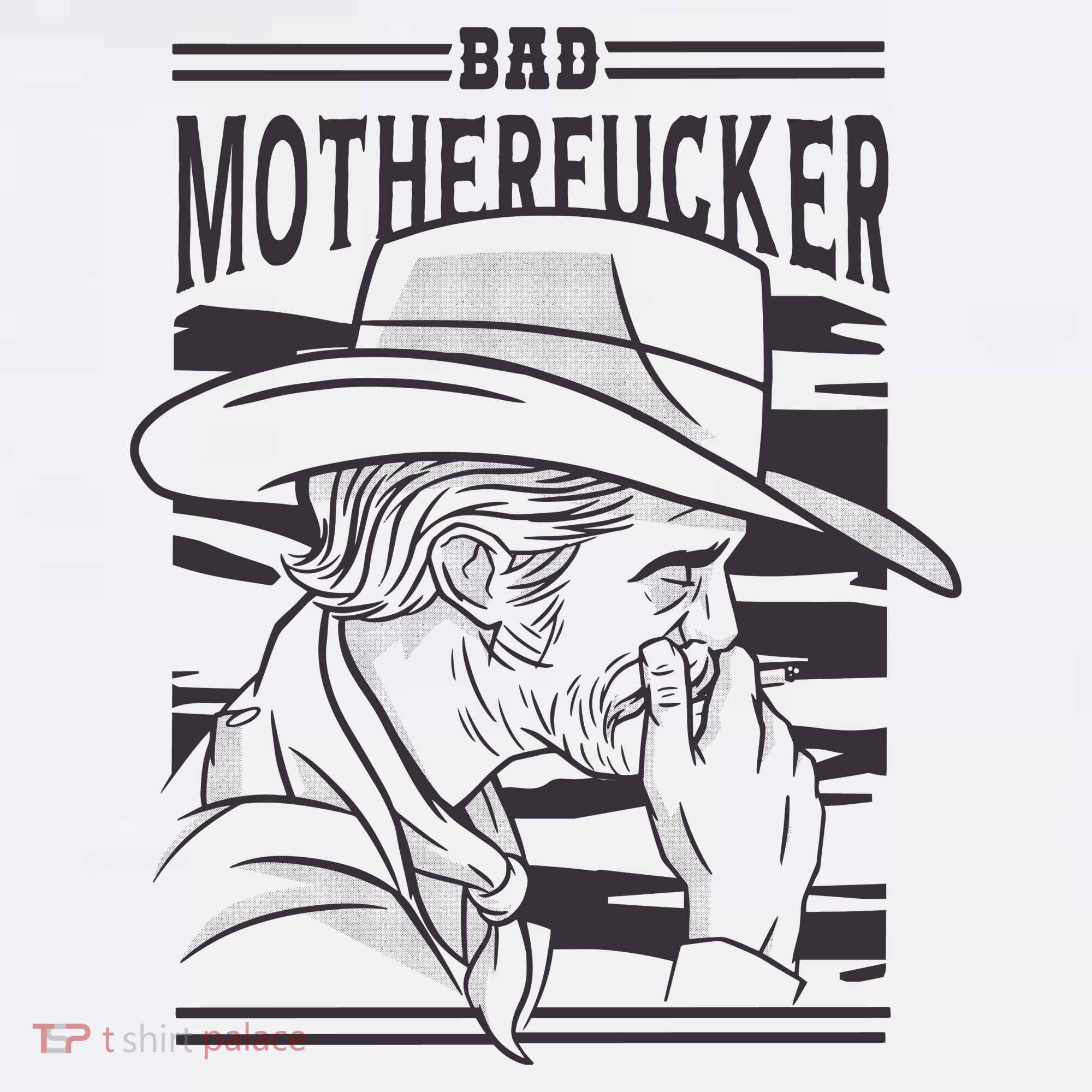 Bad Motherfucker Cowboy USA-Made Doggie Bandana