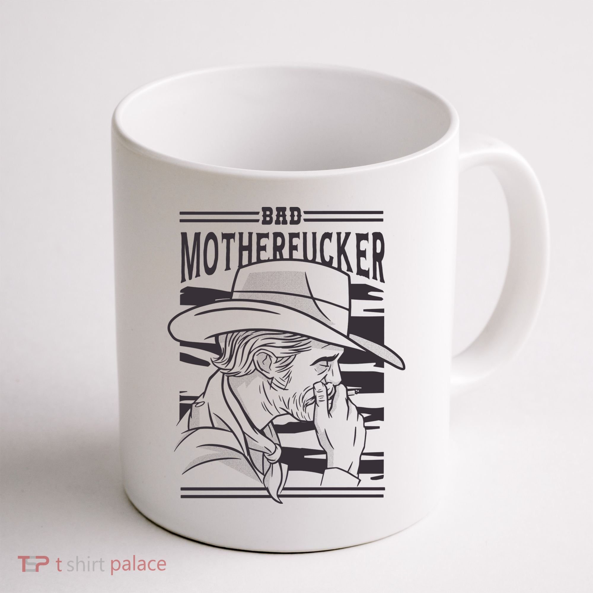 Bad Motherfucker Cowboy Coffee Mug