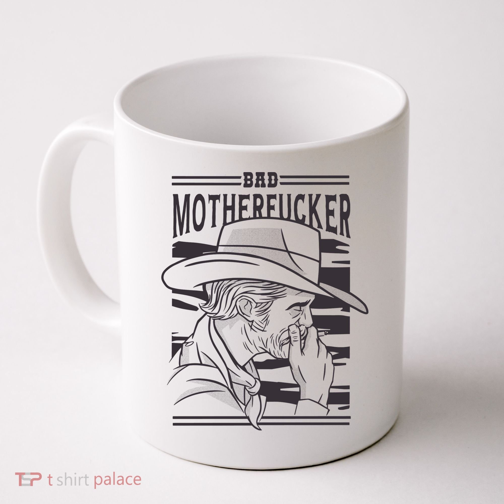 Bad Motherfucker Cowboy Coffee Mug