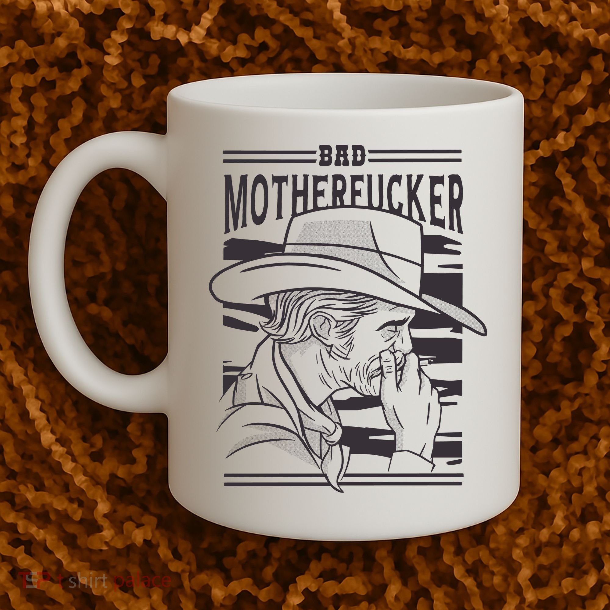 Bad Motherfucker Cowboy Coffee Mug