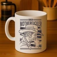 Bad Motherfucker Cowboy Coffee Mug thumb 4