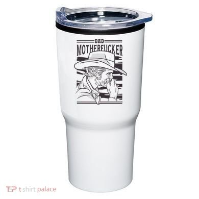 Bad Motherfucker Cowboy Tumbler