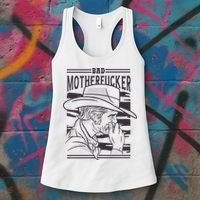 Bad Motherfucker Cowboy Women's Tank Top thumb 3