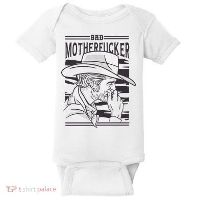 Bad Motherfucker Cowboy Baby Bodysuit