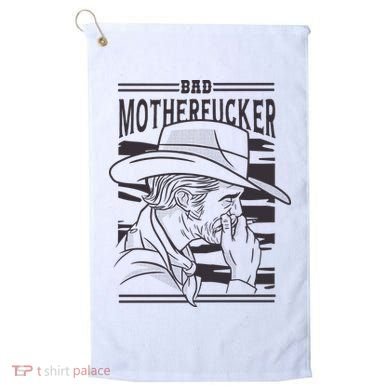 Bad Motherfucker Cowboy Golf Towel