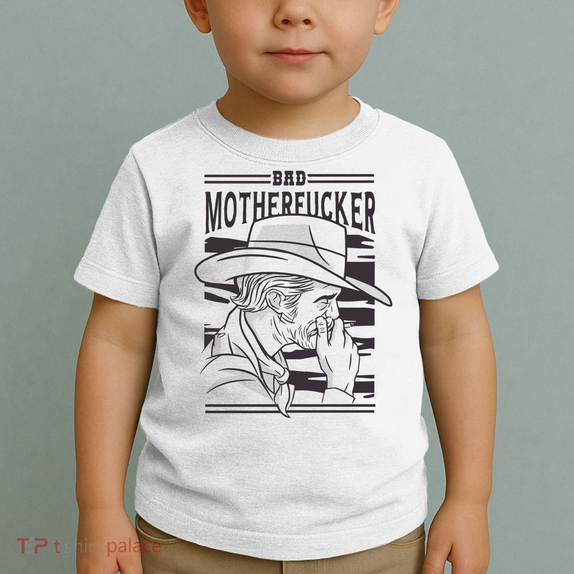 Bad Motherfucker Cowboy Toddler T-Shirt