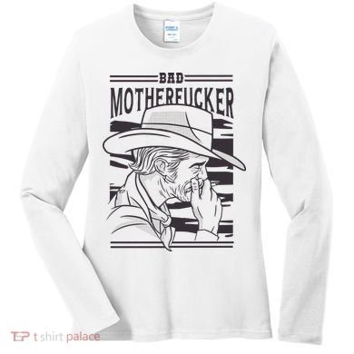 Bad Motherfucker Cowboy Women's Long Sleeve Shirt