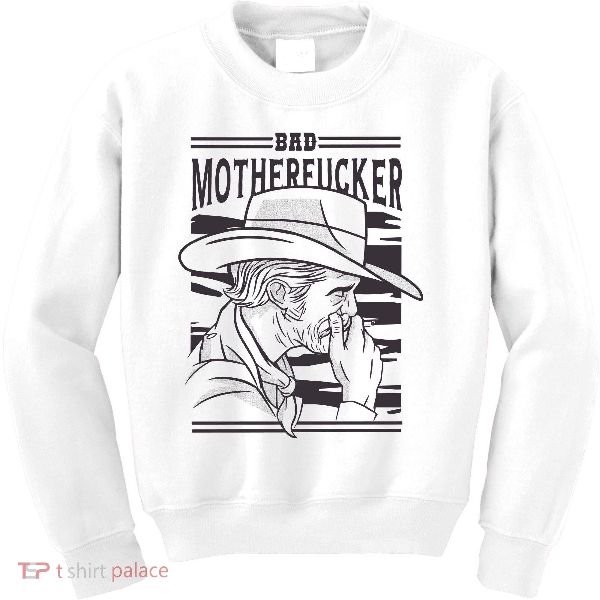 Bad Motherfucker Cowboy Kids Sweatshirt