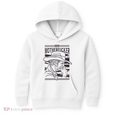 Bad Motherfucker Cowboy Kids Hoodie