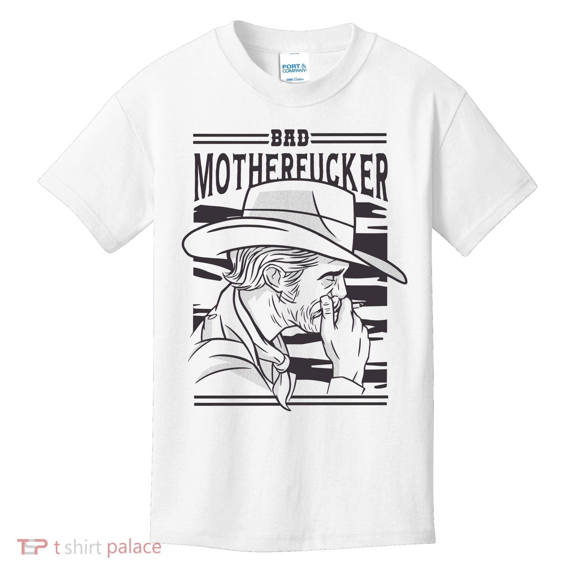 Bad Motherfucker Cowboy Kids T-Shirt
