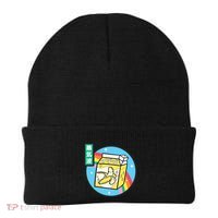 Banana Milk Carton Rainbow Japan Style Otaku Vaporwave Anime Funny Gift Beanie thumb 0