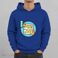 Banana Milk Carton Rainbow Japan Style Otaku Vaporwave Anime Funny Gift Hoodie thumb 0