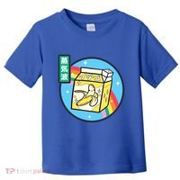 Banana Milk Carton Rainbow Japan Style Otaku Vaporwave Anime Funny Gift Toddler T-Shirt thumb 0