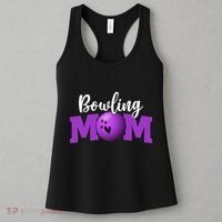 Bowling Mom Cute Letter Print Women Cute Mother's Day Women's Tank Top thumb 3