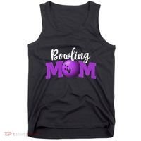 Bowling Mom Cute Letter Print Women Cute Mother's Day Tank Top thumb 0