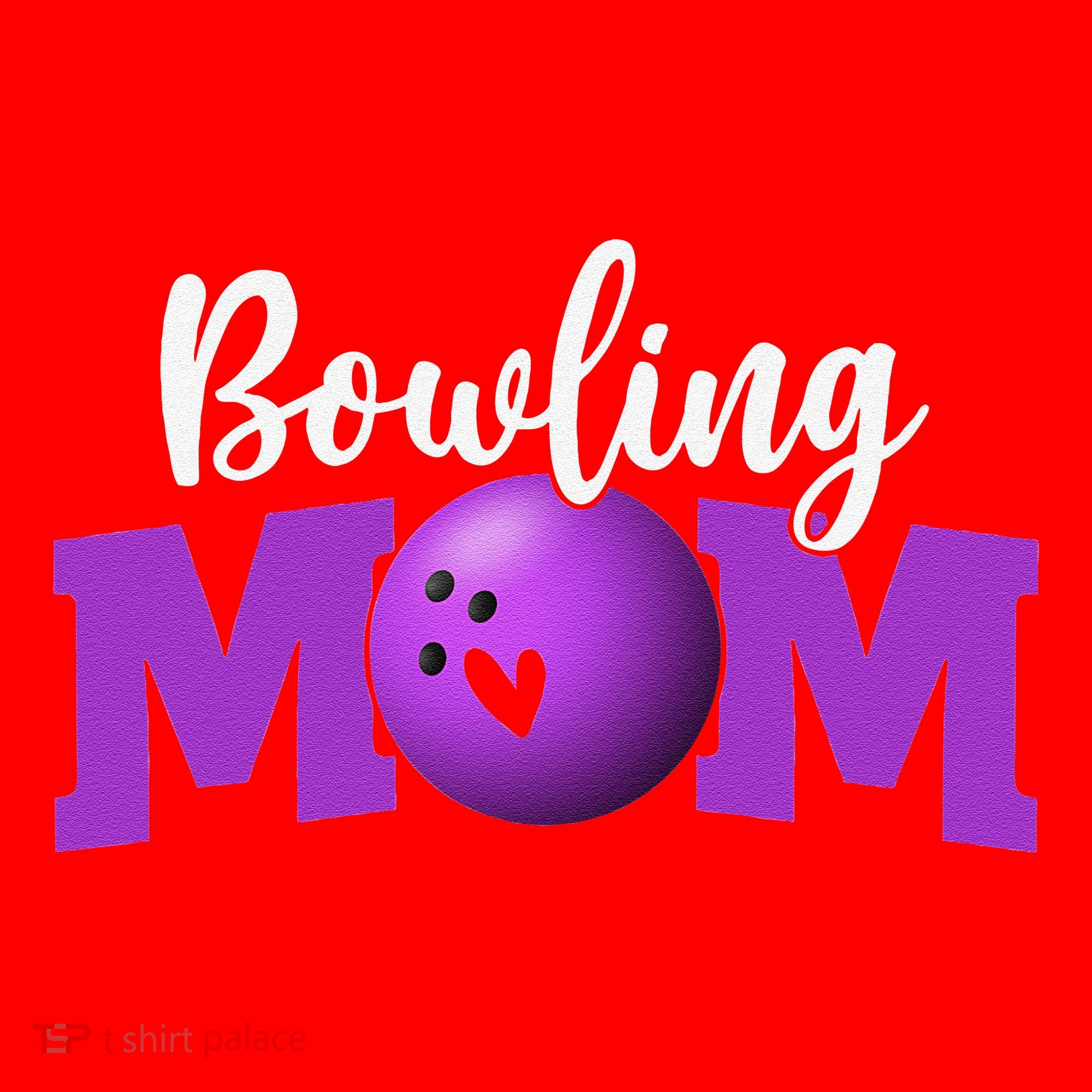 Bowling Mom Cute Letter Print Women Cute Mother's Day Santa Hat