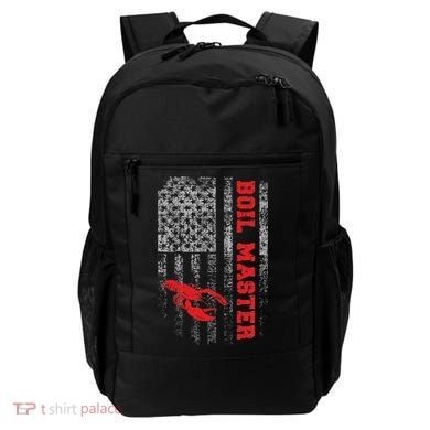 Boil Master Crawfish American Flag Crawdaddy Crayfish Backpack