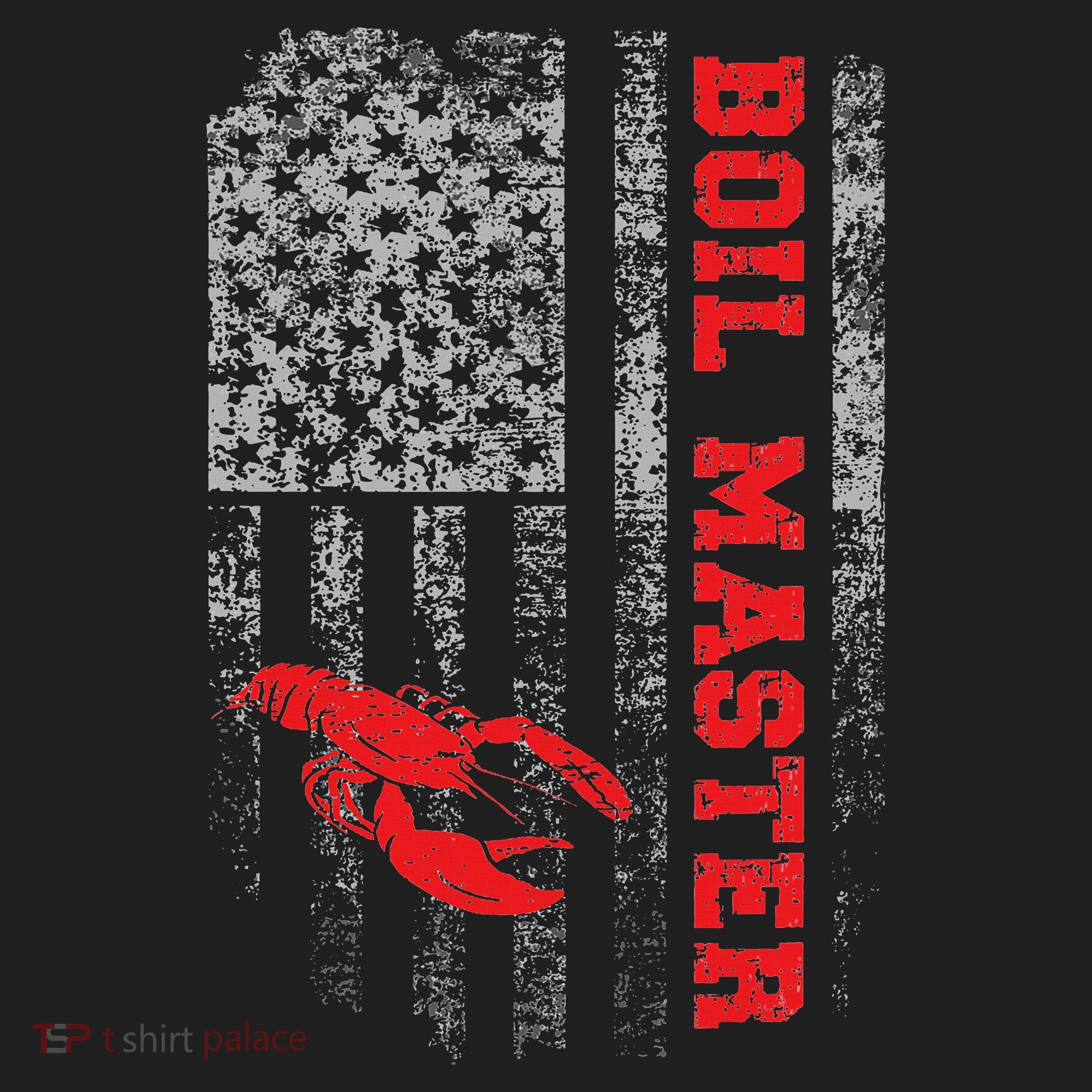 Boil Master Crawfish American Flag Crawdaddy Crayfish Hat