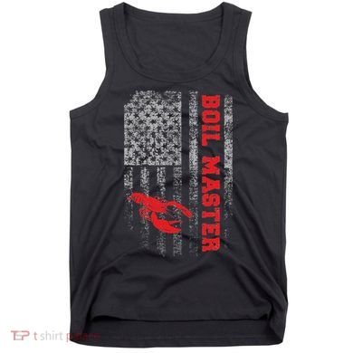 Boil Master Crawfish American Flag Crawdaddy Crayfish Tank Top
