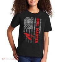 Boil Master Crawfish American Flag Crawdaddy Crayfish Kids T-Shirt thumb 2