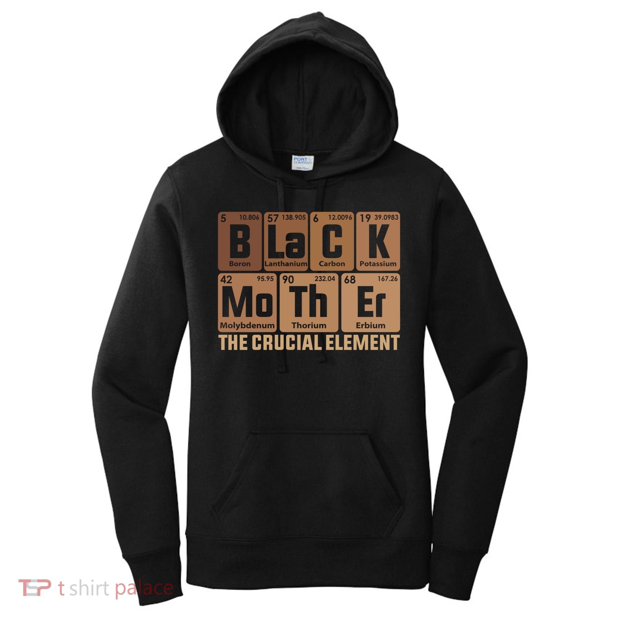 Black Mother Crucial Elet MotherS Day Funny Black Mom Great Gift Women's Hoodie