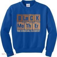 Black Mother Crucial Elet MotherS Day Funny Black Mom Great Gift Kids Sweatshirt thumb 0