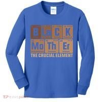 Black Mother Crucial Elet MotherS Day Funny Black Mom Great Gift Kids Long Sleeve Shirt thumb 0