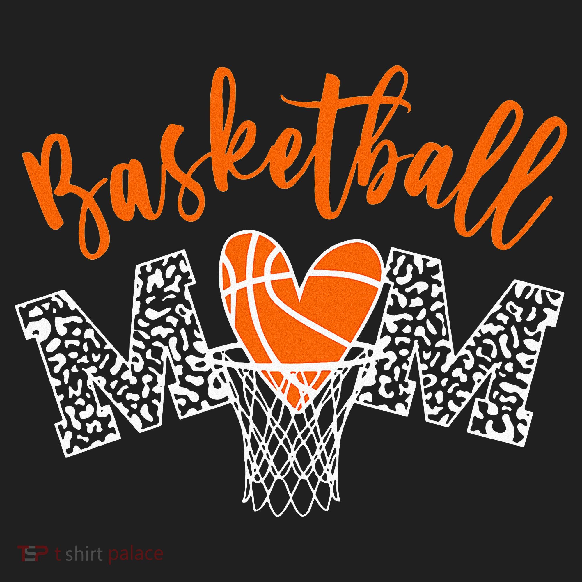 Basketball Mom Cute Novelty Distressed Women's Sweatshirt