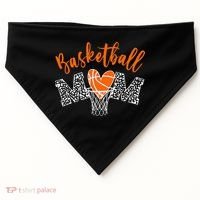Basketball Mom Cute Novelty Distressed USA-Made Doggie Bandana thumb 0