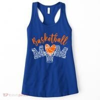 Basketball Mom Cute Novelty Distressed Women's Tank Top thumb 0