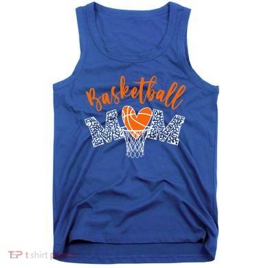 Basketball Mom Cute Novelty Distressed Tank Top