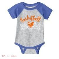 Basketball Mom Cute Novelty Distressed Infant Baby Jersey Bodysuit thumb 0