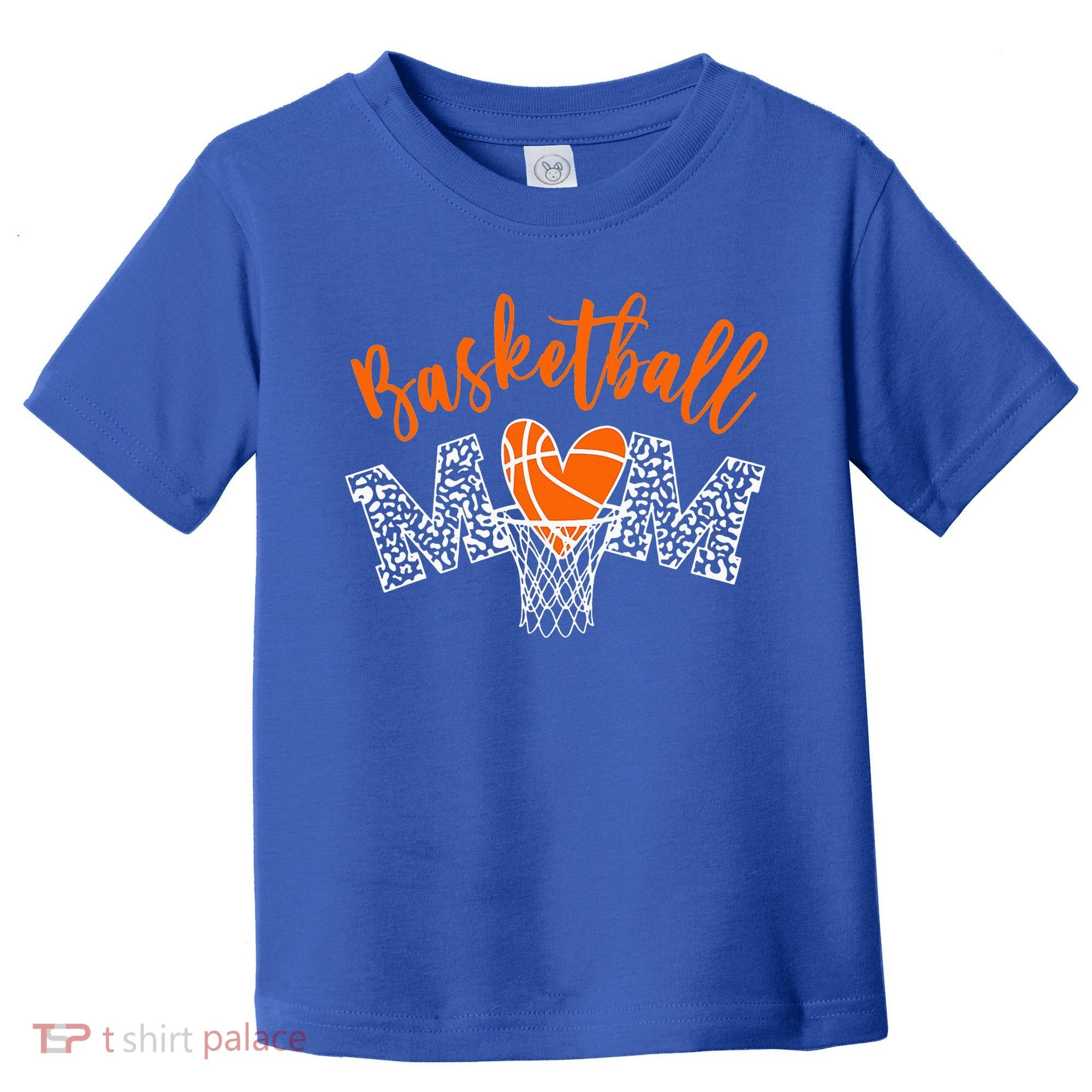 Basketball Mom Cute Novelty Distressed Toddler T-Shirt