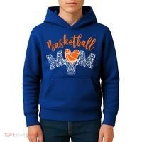 Basketball Mom Cute Novelty Distressed Kids Hoodie thumb 4