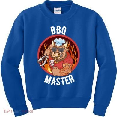 Bbq Master Cool Gift Kids Sweatshirt