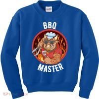 Bbq Master Cool Gift Kids Sweatshirt thumb 0