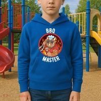 Bbq Master Cool Gift Kids Hoodie thumb 2