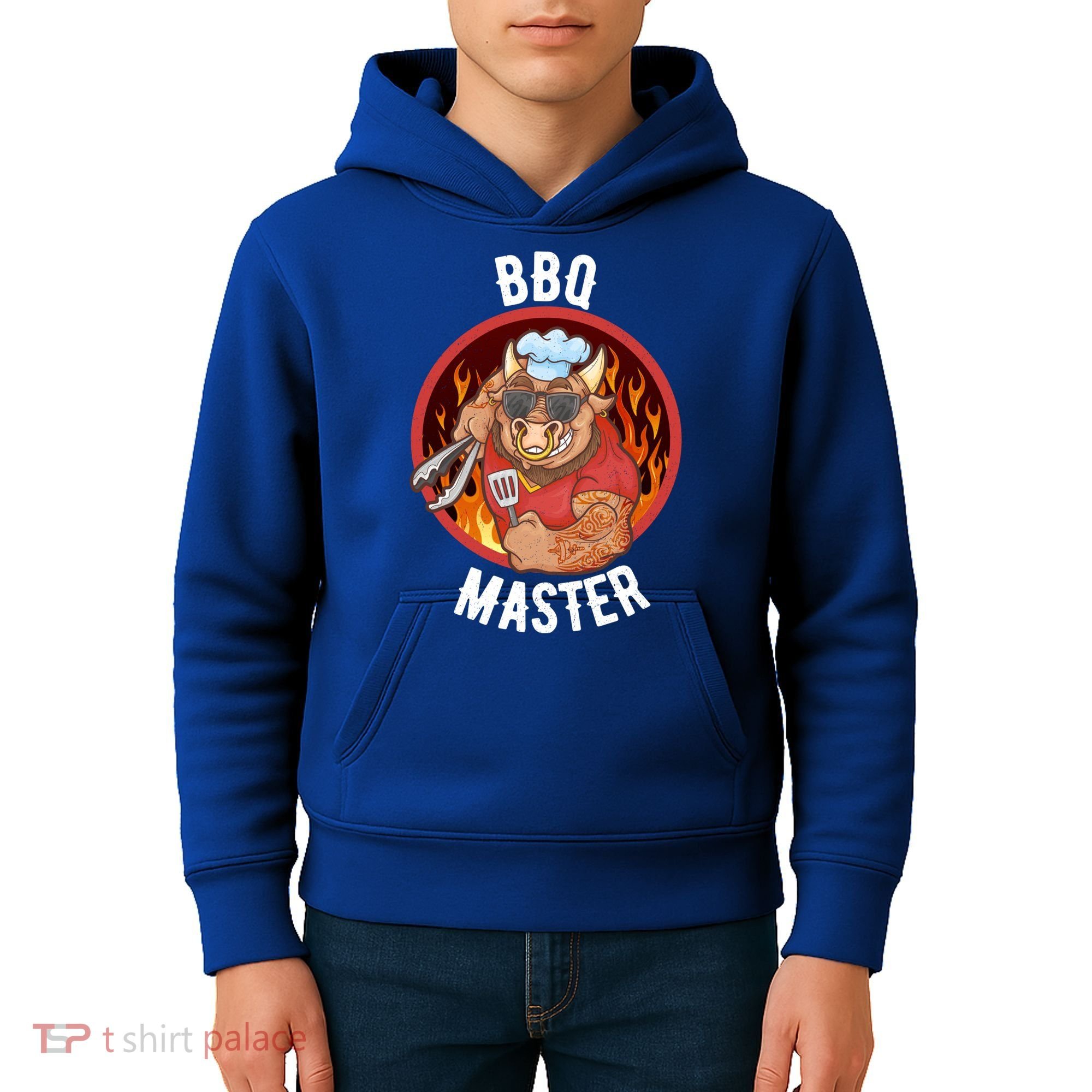 Bbq Master Cool Gift Kids Hoodie