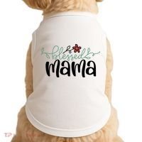 Blessed Mama Cute Gift For Mom Doggie Tank thumb 0