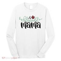 Blessed Mama Cute Gift For Mom Long Sleeve Shirt thumb 0
