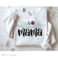 Blessed Mama Cute Gift For Mom Sweatshirt thumb 2