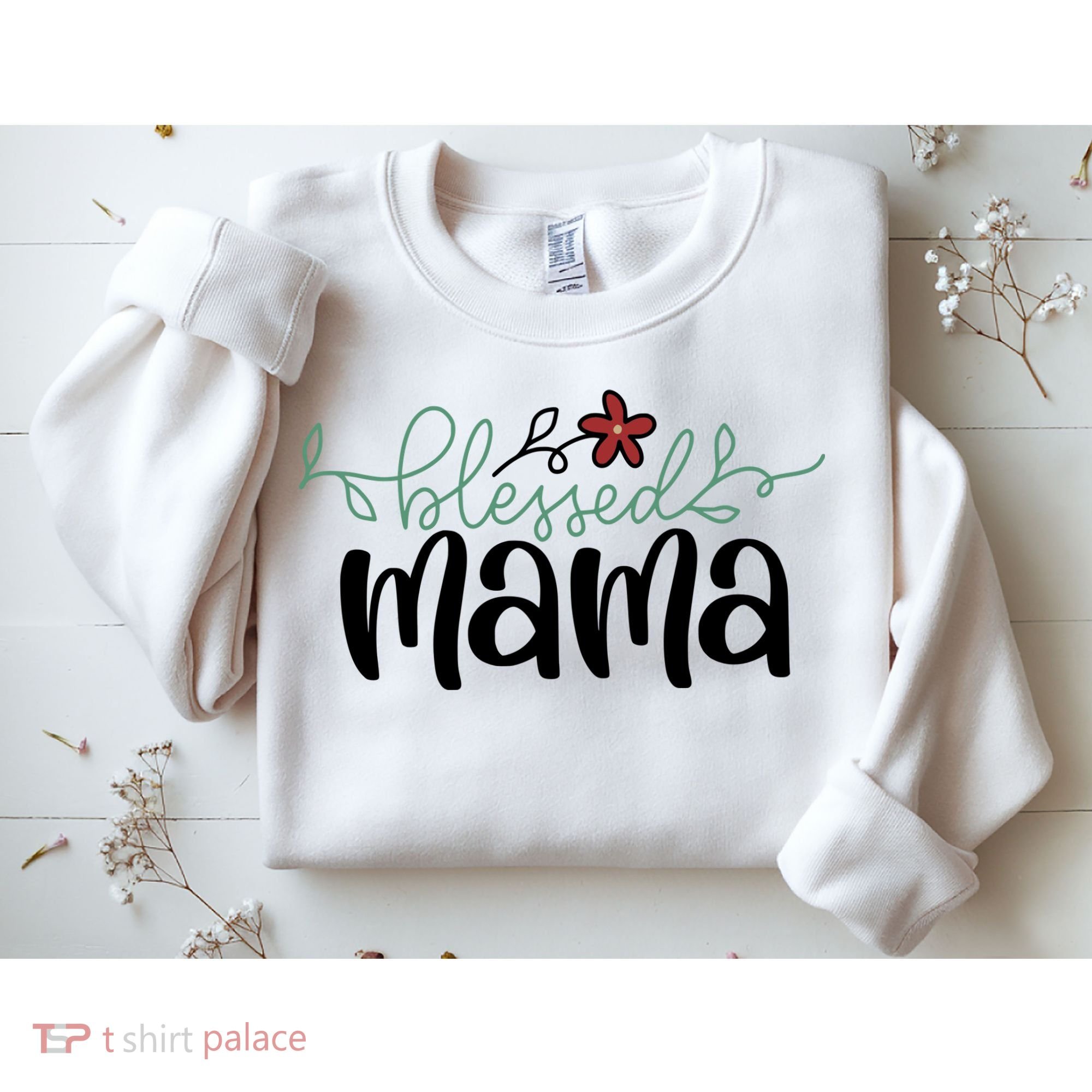 Blessed Mama Cute Gift For Mom Sweatshirt