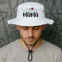 Blessed Mama Cute Gift For Mom Bucket Hat thumb 2