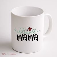 Blessed Mama Cute Gift For Mom Coffee Mug thumb 1
