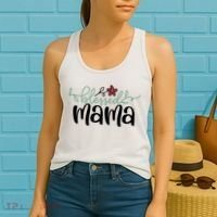 Blessed Mama Cute Gift For Mom Women's Tank Top thumb 2