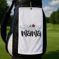 Blessed Mama Cute Gift For Mom Golf Towel thumb 2