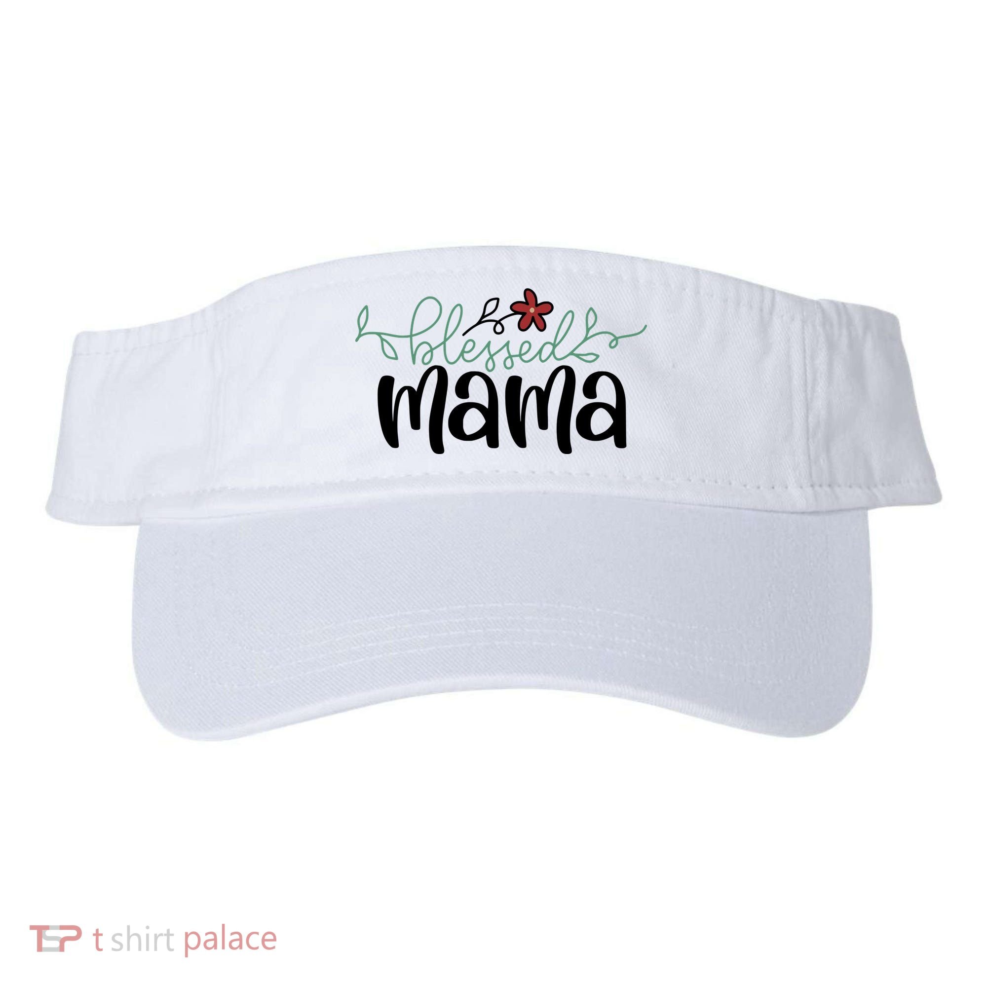 Blessed Mama Cute Gift For Mom Visor