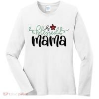 Blessed Mama Cute Gift For Mom Women's Long Sleeve Shirt thumb 0
