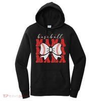 Baseball Mama Coquette Bow Sport Lover Sister Mother's Day Women's Hoodie thumb 0