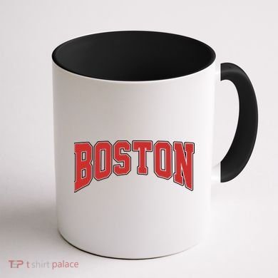 Boston Massachusetts Classic Curve Coffee Mug back